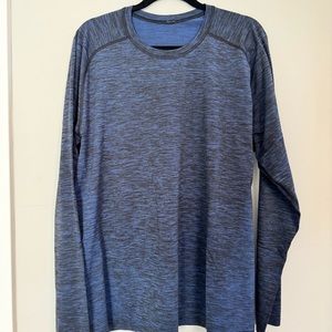 Lululemon T.H.E. Long Sleeve Men’s Shirt- MXXL Blue